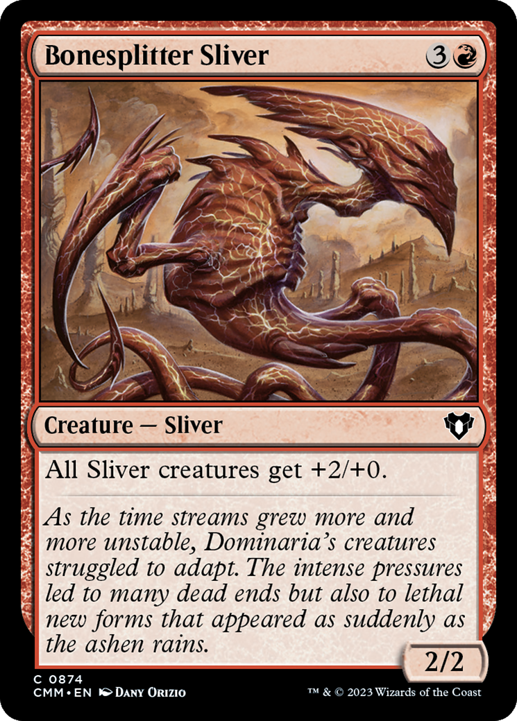 Bonesplitter Sliver (CMM-874)  - Commander Masters