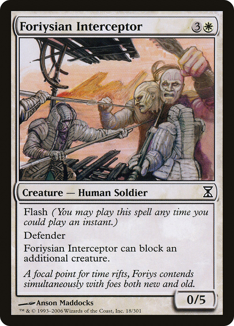 Foriysian Interceptor (TSP-018)  Foil - Time Spiral
