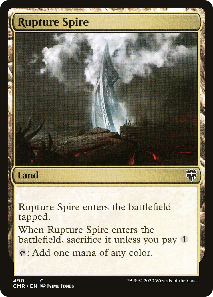 Rupture Spire (490) (CMR-490)  - Commander Legends