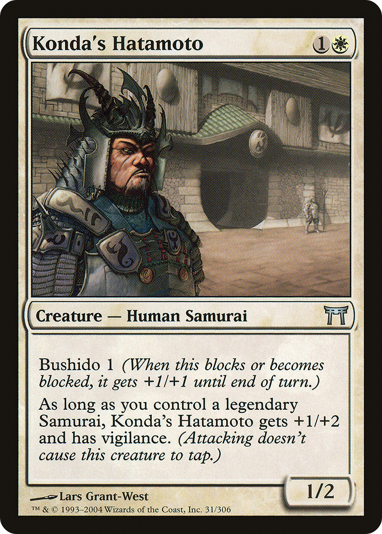 Konda's Hatamoto (CHK-031) - Champions of Kamigawa Foil