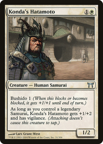 Konda's Hatamoto (CHK-031)  Foil - Champions of Kamigawa
