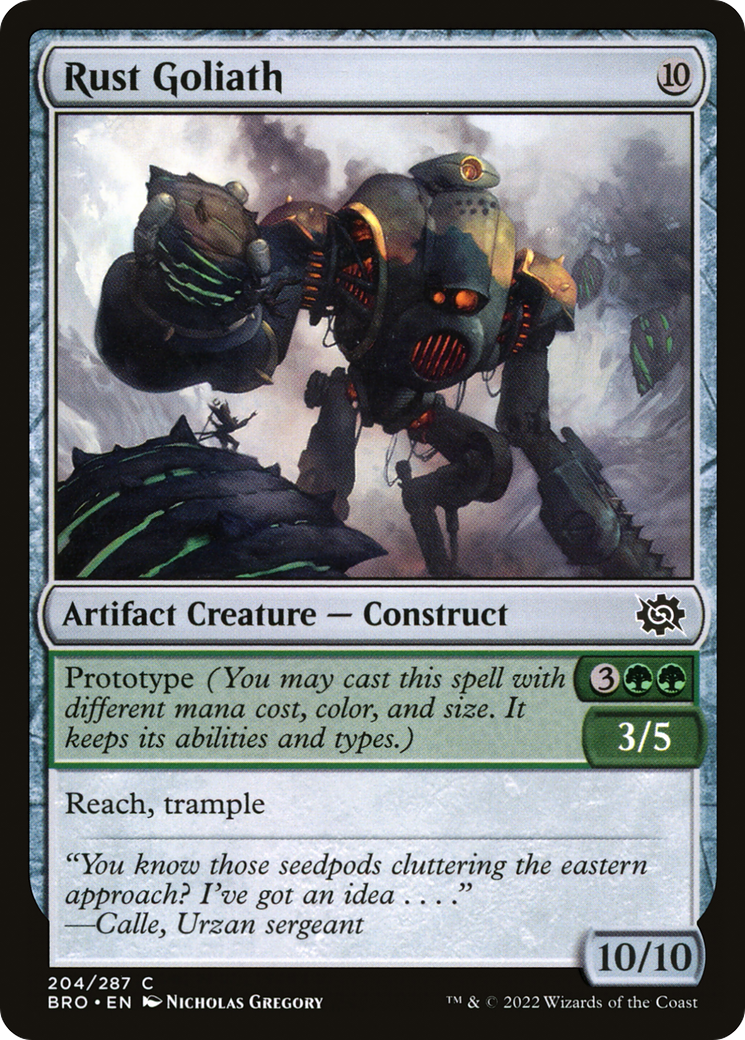Rust Goliath (BRO-204)  Foil - The Brothers' War