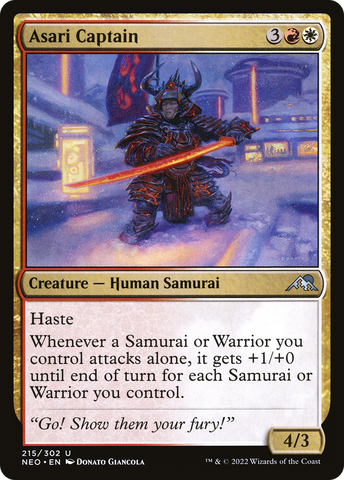 Asari Captain (NEO-215)  - Kamigawa: Neon Dynasty