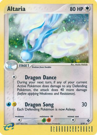 Altaria 002  - Reverse Holofoil Dragon - Holo Rare