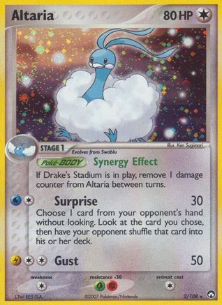 Altaria 002  - Holofoil Power Keepers - Holo Rare