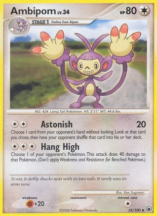 Ambipom 035  Majestic Dawn - Uncommon