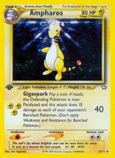 Ampharos 001/111  - Unlimited Holofoil Neo Genesis - Holo Rare