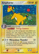 Ampharos 001  - Reverse Holofoil Unseen Forces - Holo Rare