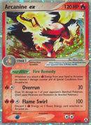 Arcanine ex 083  - Holofoil Legend Maker - Ultra Rare