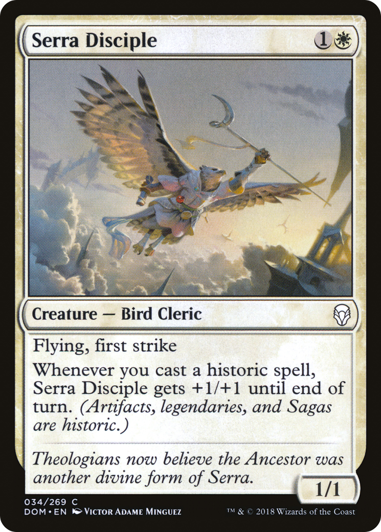 Serra Disciple (DOM-034)  - Dominaria