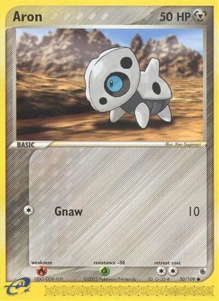 Aron 050/109  - Reverse Holofoil Ruby and Sapphire - Common