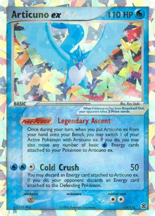 Articuno ex 114  - Holofoil FireRed & LeafGreen - Secret Rare