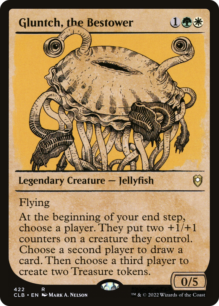 Gluntch, the Bestower (Showcase) (CLB-422)  Foil - Commander Legends: Battle for Baldur's Gate: (Showcase)