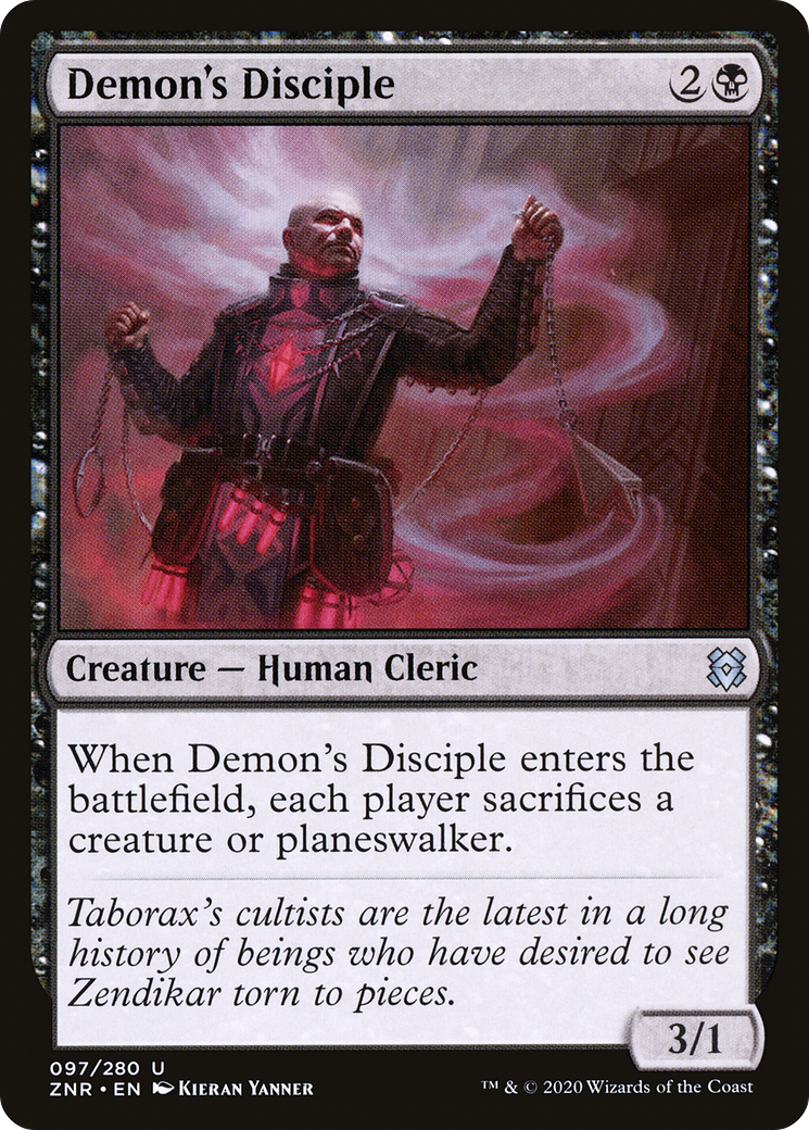 Demon's Disciple (ZNR-097)  Foil - Zendikar Rising
