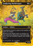 Lumbering Worldwagon (Borderless) (First-Place Foil) (DFT-528)  Foil - Aetherdrift