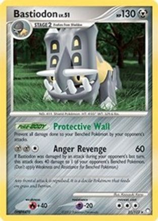 Bastiodon (DP Mysterious Treasures)  - Holofoil Deck Exclusives