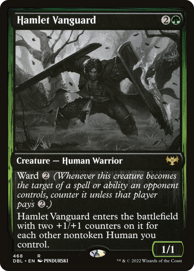Hamlet Vanguard (DBL-468)  Foil - Innistrad: Double Feature