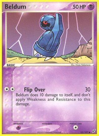 Beldum 055  - Reverse Holofoil Deoxys - Common
