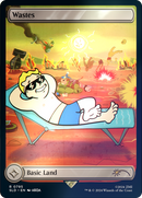 Wastes (795) - Full Art (Rainbow Foil) (SLD-795★) - Secret Lair Drop Foil