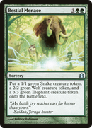 Bestial Menace (CMD-144)  - Commander 2011