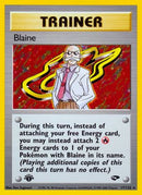 Blaine (17) 017/132  - 1st Edition Holofoil Gym Challenge - Holo Rare