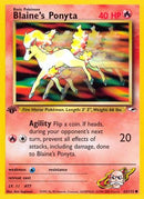 Blaine's Ponyta 063/132  - 1st Edition Gym Heroes - Common