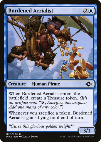 Burdened Aerialist (MH2-038)  - Modern Horizons 2