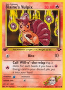 Blaine's Vulpix 066/132  - 1st Edition Gym Challenge - Common