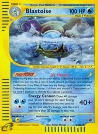 Blastoise (4) 004  - Holofoil Expedition - Holo Rare