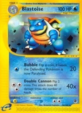 Blastoise (36) 036  - Reverse Holofoil Expedition - Rare