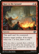Raze to the Ground (BRO-149)  Foil - The Brothers' War