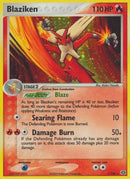 Blaziken 001  - Holofoil Emerald - Holo Rare