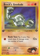 Brock's Geodude 068/132  - 1st Edition Gym Challenge - Common