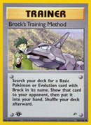 Brock's Training Method 106/132  - 1st Edition Gym Heroes - Uncommon