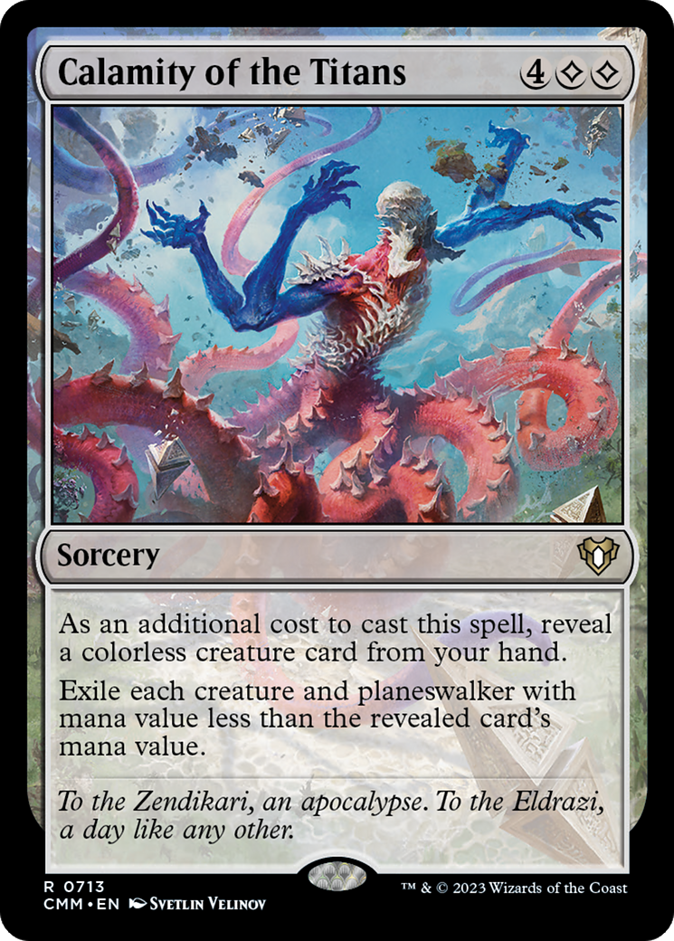 Calamity of the Titans (CMM-713)  - Commander Masters