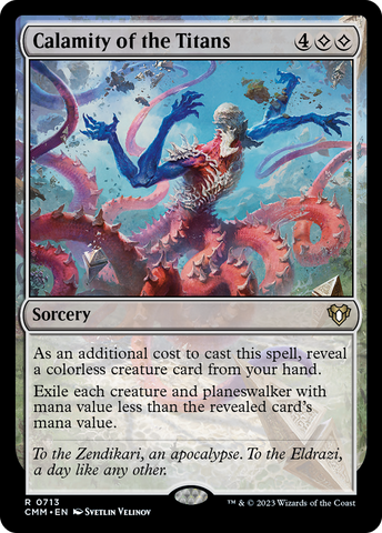 Calamity of the Titans (CMM-713)  - Commander Masters