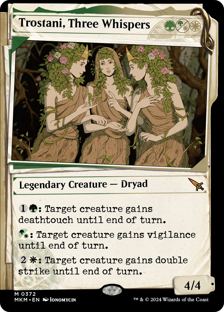 Trostani, Three Whispers (Showcase) (0372) (MKM-372)  Foil - Murders at Karlov Manor: (Showcase)