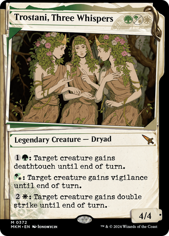 Trostani, Three Whispers (Showcase) (0372) (MKM-372)  Foil - Murders at Karlov Manor: (Showcase)