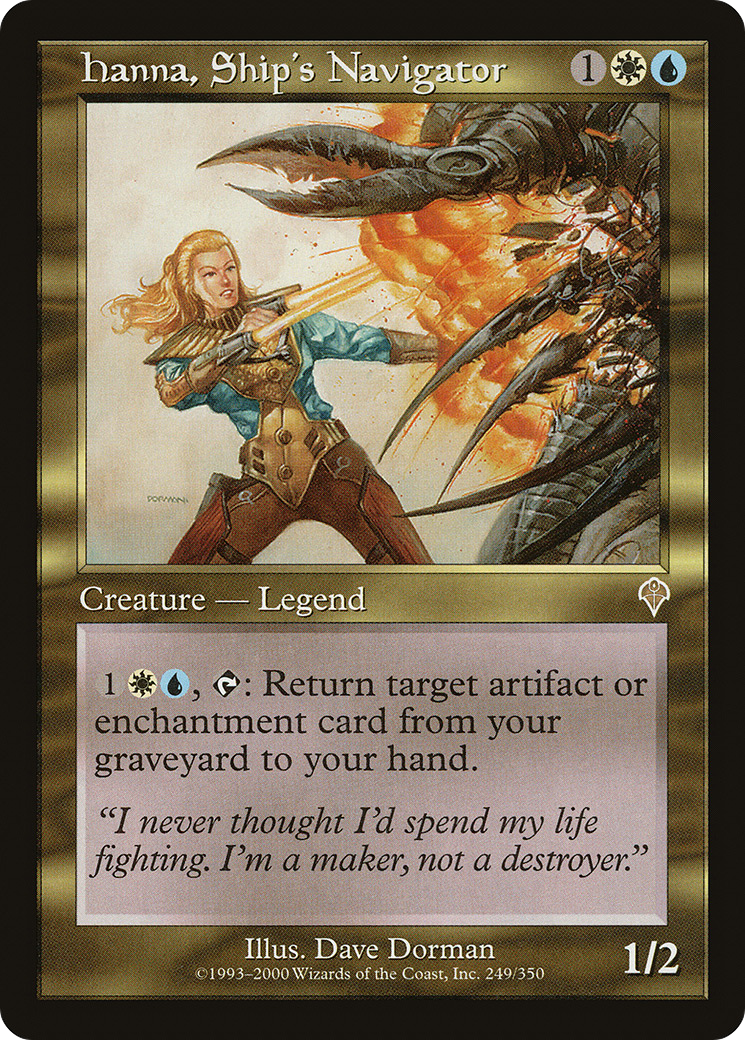 Hanna, Ship's Navigator (INV-249)  Foil - Invasion