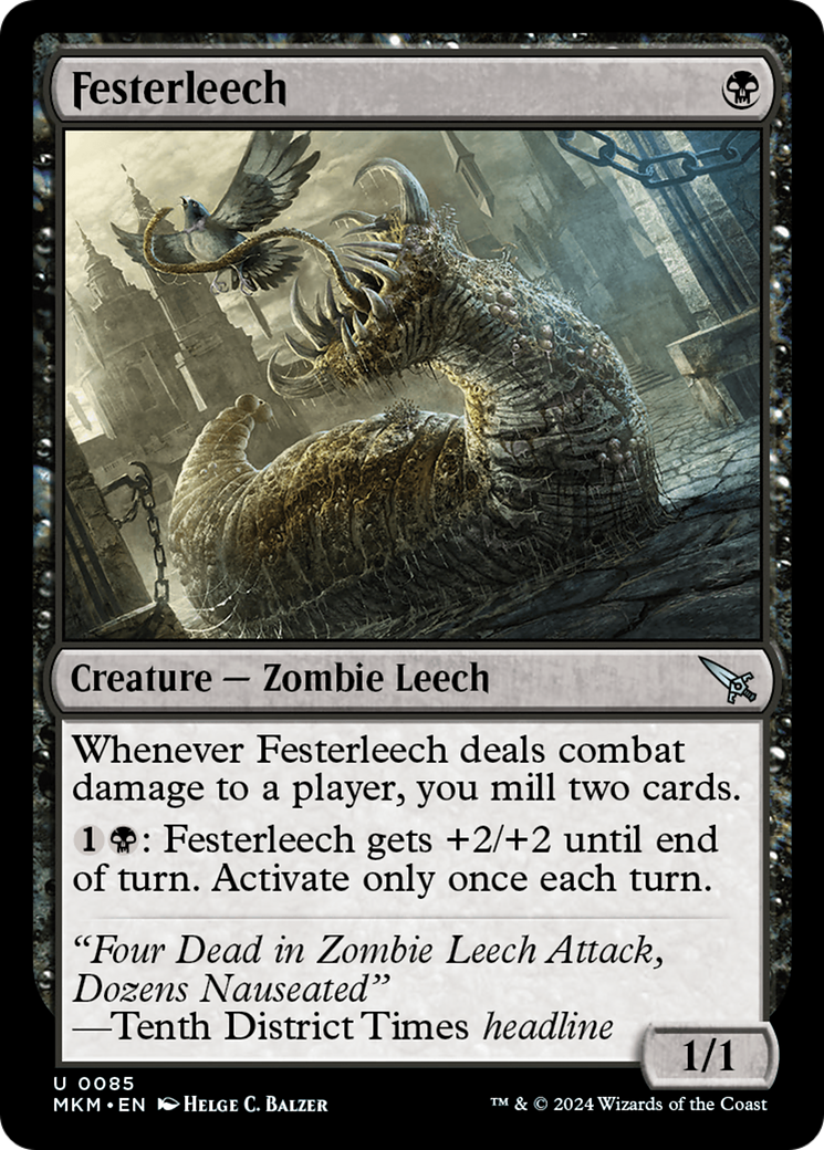 Festerleech (MKM-085)  Foil - Murders at Karlov Manor