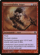 Uncontrollable Anger (10E-244★)  Foil - Tenth Edition