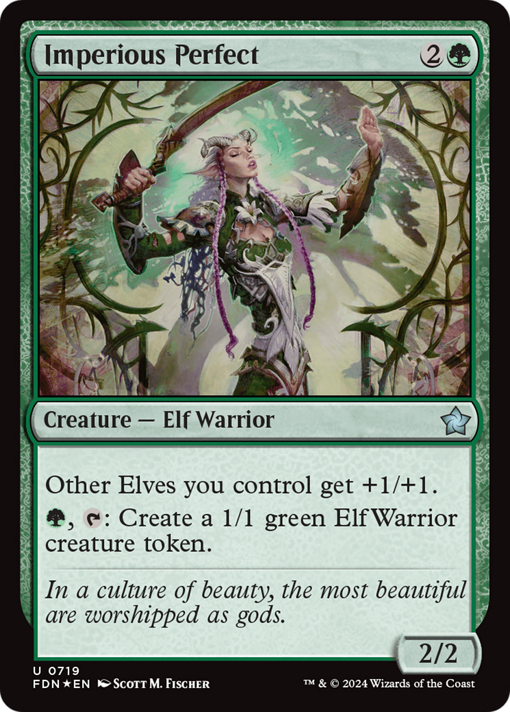 Imperious Perfect (FDN-719)  Foil - Foundations