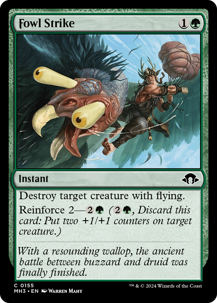 Fowl Strike (MH3-155)  Foil - Modern Horizons 3