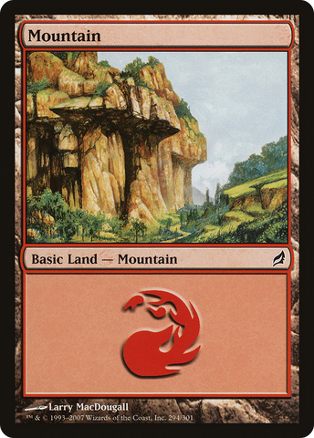 Mountain (294) (LRW-294)  Foil - Lorwyn