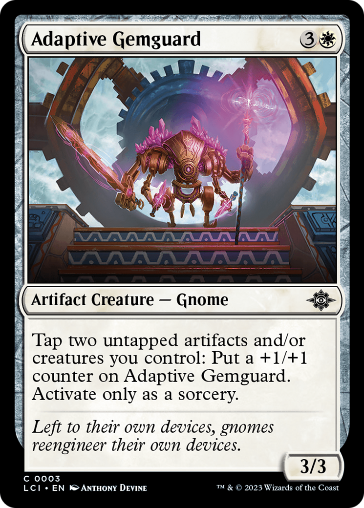 Adaptive Gemguard (LCI-003)  - The Lost Caverns of Ixalan