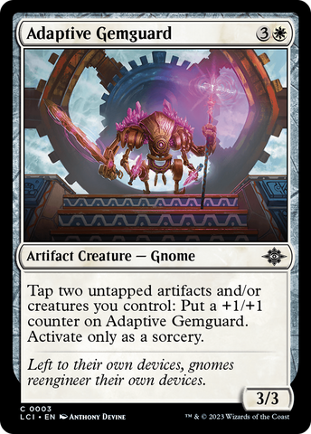 Adaptive Gemguard (LCI-003)  - The Lost Caverns of Ixalan