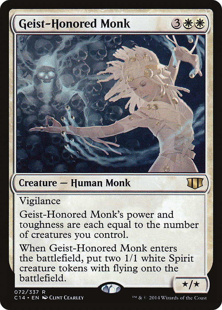 Geist-Honored Monk (C14-072)  - Commander 2014