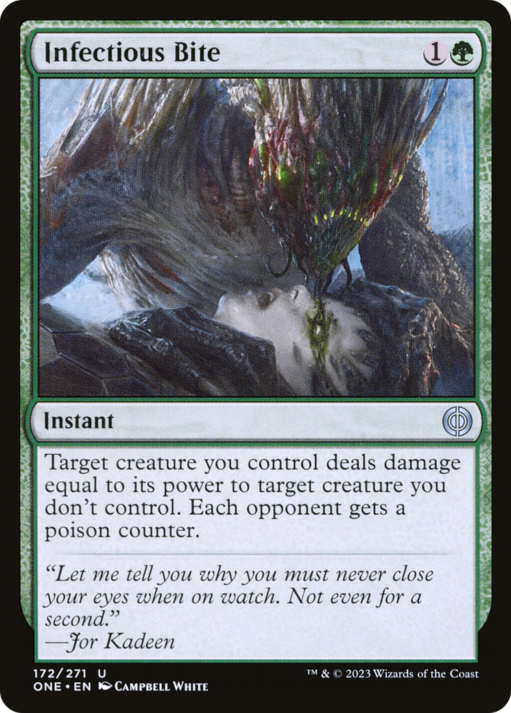Infectious Bite (ONE-172)  Foil - Phyrexia: All Will Be One