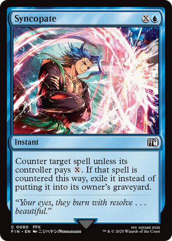 Syncopate (FIN-080)  Foil - FINAL FANTASY