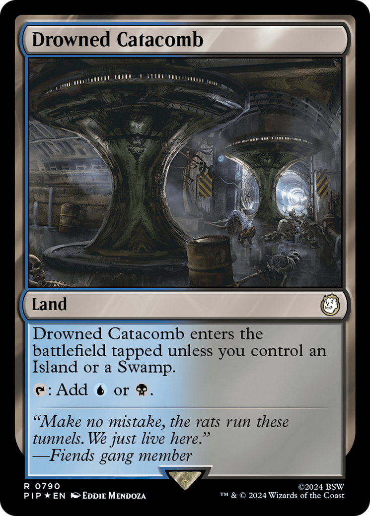 Drowned Catacomb (Surge Foil) (PIP-790)  Foil - Fallout